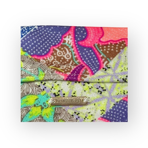 new Victoria Secret ☀︎︎ Embroidered Babe 2Pc Bikini Set ☀︎︎ Patchwork Bali ☀︎︎ L - Picture 14 of 16